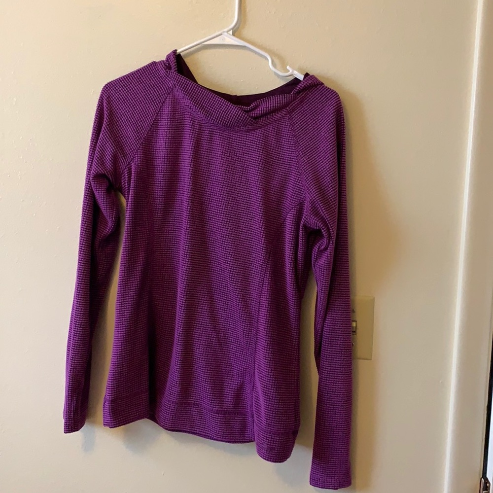 Long sleeve fleece hoodie